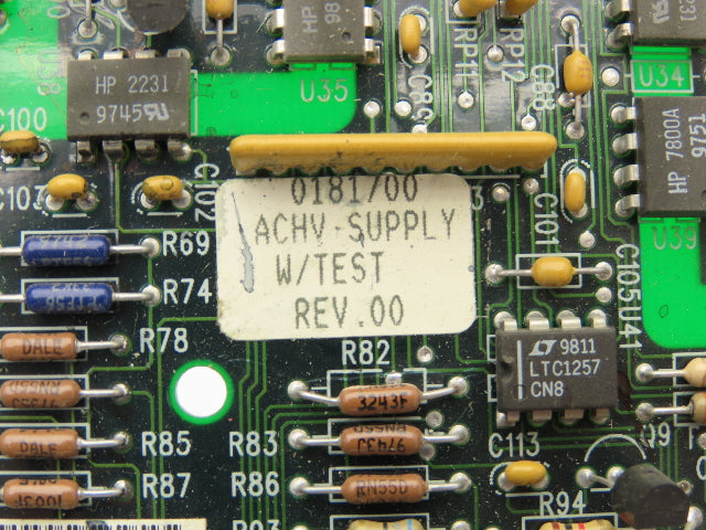 Ink Jet Controller PCB ACHV Supply Ink Heater Charge Voltage AC Power Lights
