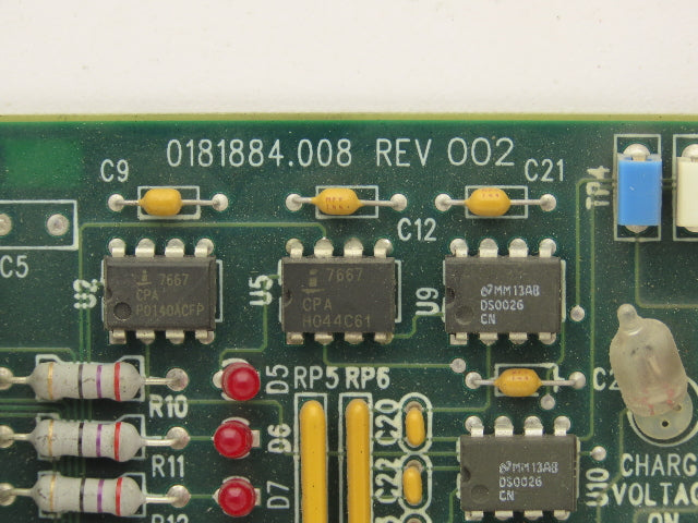 Ink Jet Controller PCB ACHV Supply Ink Heater Charge Voltage AC Power Lights