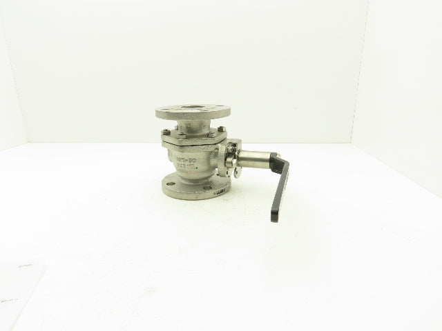 Kitz 10UTDZ 304 Stainless Ball Valve 2" Flanged DN50 Class 10K Handle Extension