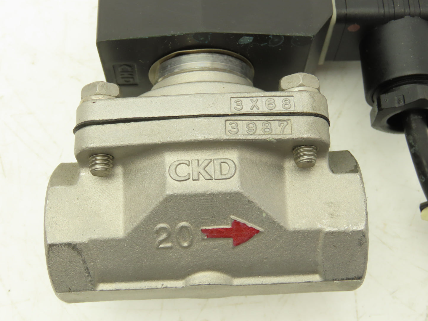 CKD ADK11-20A Stainless Solenoid Valve 3/4"NPT 24VDC