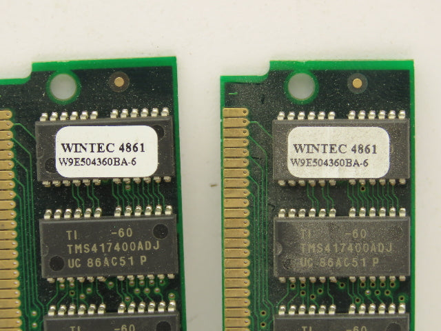 Wintec RAM SIMM 72-Pin 16MB Pair of 2