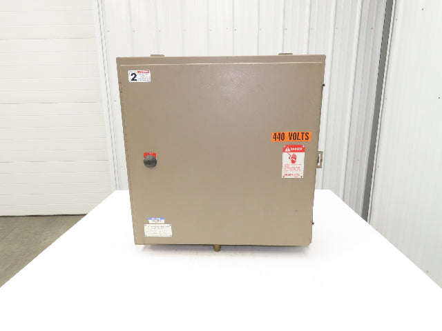 Cutler Hammer A50EN0 Reversing Motor Starter Size 3 460/575V 50Hp Enclosed