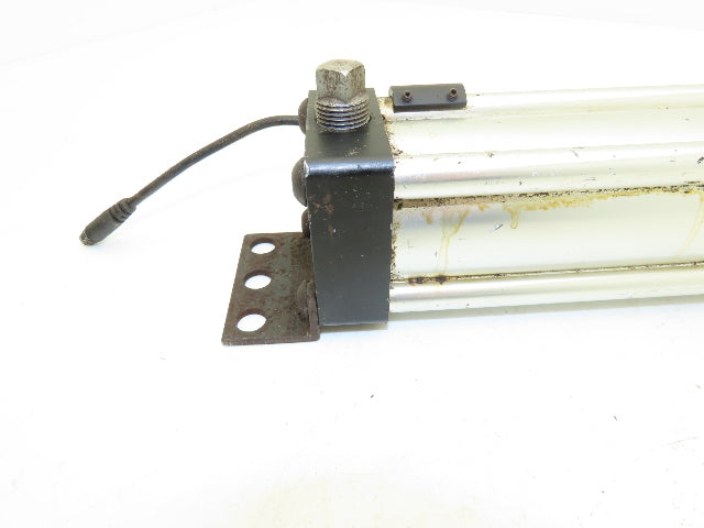 Parker CCB2MAUS14AC Series 2MA Pneumatic Air Cylinder 2" Bore 30" Stroke Foot Mt