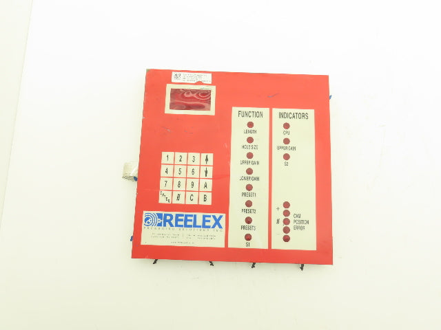 Reelex Packaging COU-038 HMI Control Panel Rev 2 16 Button