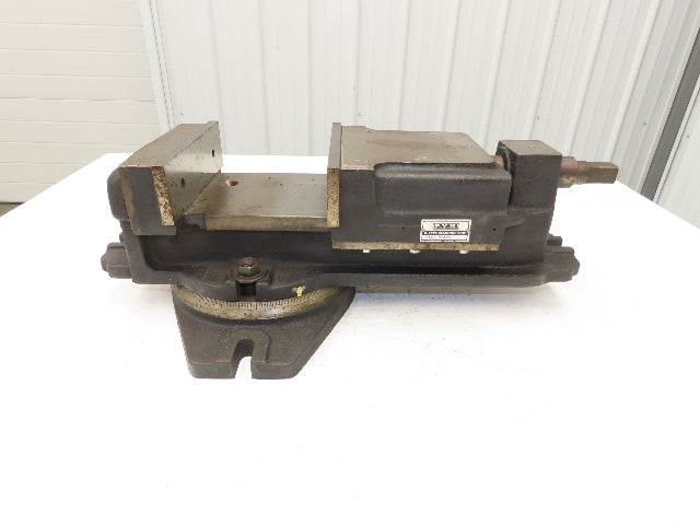 P.Y.H. TK-200T K-Type Machine Vise 8" Jaws 6" Opening 90° Swivel Base Angle Lock
