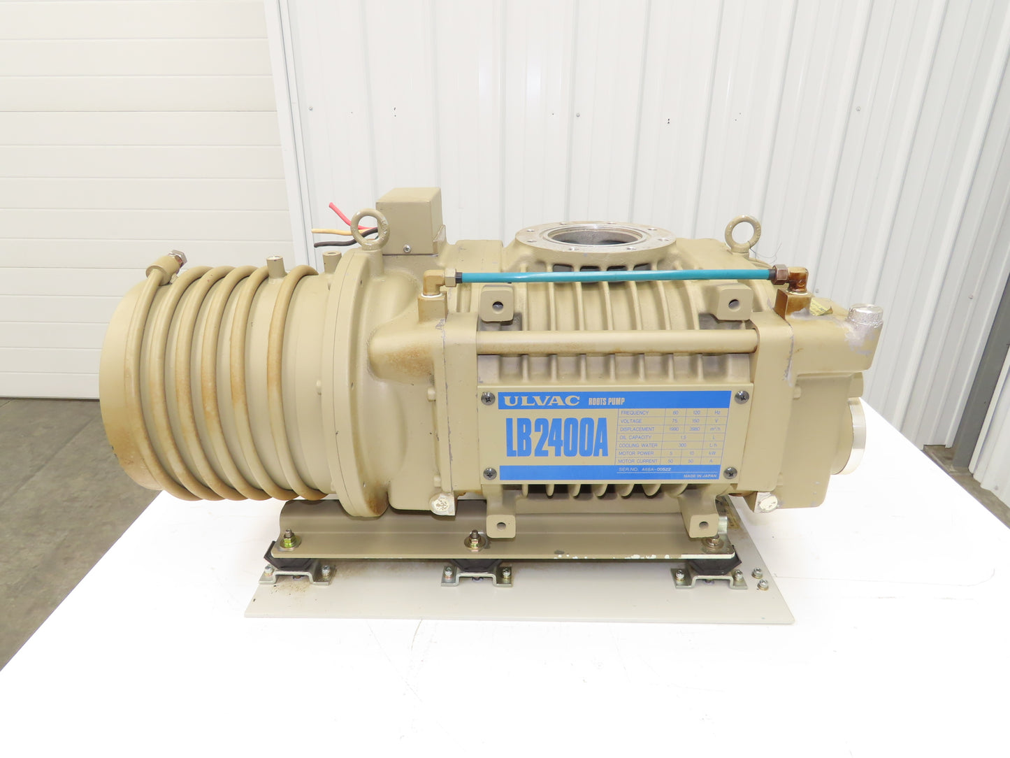 Ulvac LB2400A Roots Blower Vacuum Laser Booster Pump 3980m³/h 10kw 75/150V