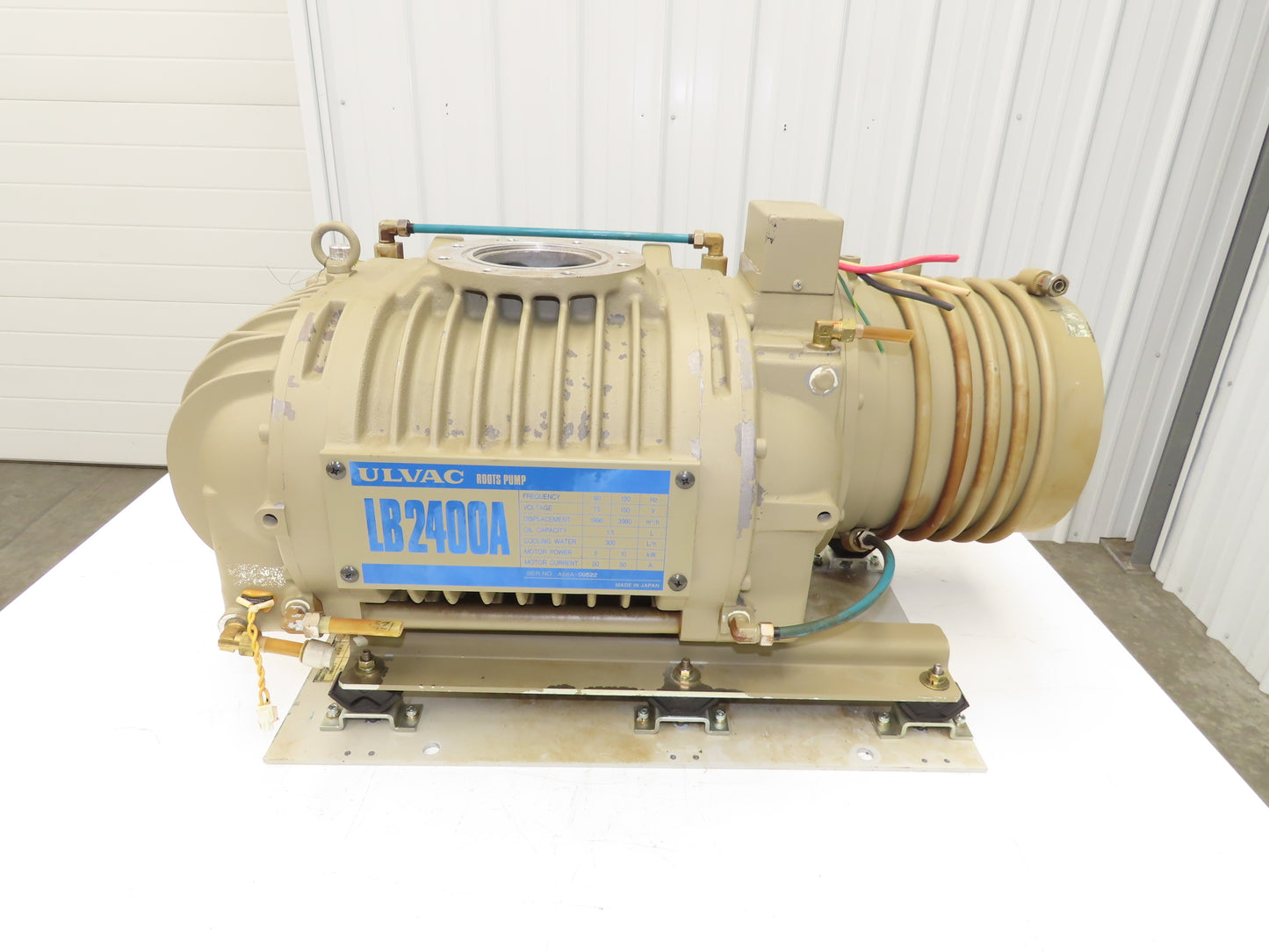 Ulvac LB2400A Roots Blower Vacuum Laser Booster Pump 3980m³/h 10kw 75/150V