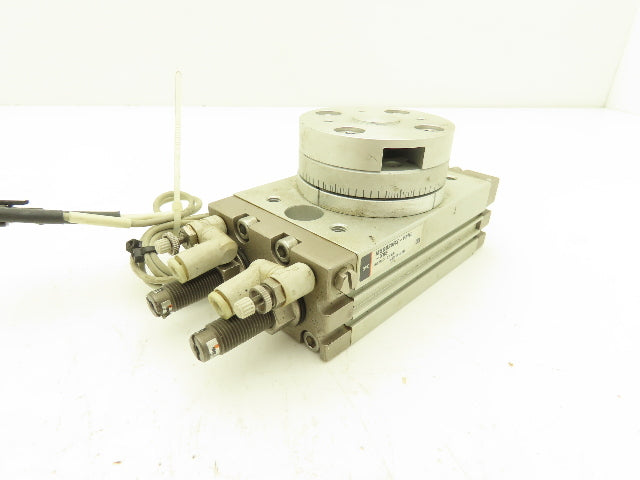 SMC MSQB20RX-F9NL-X65 Pneumatic Rotary Actuator Table Air Cylinder 180° Rotation
