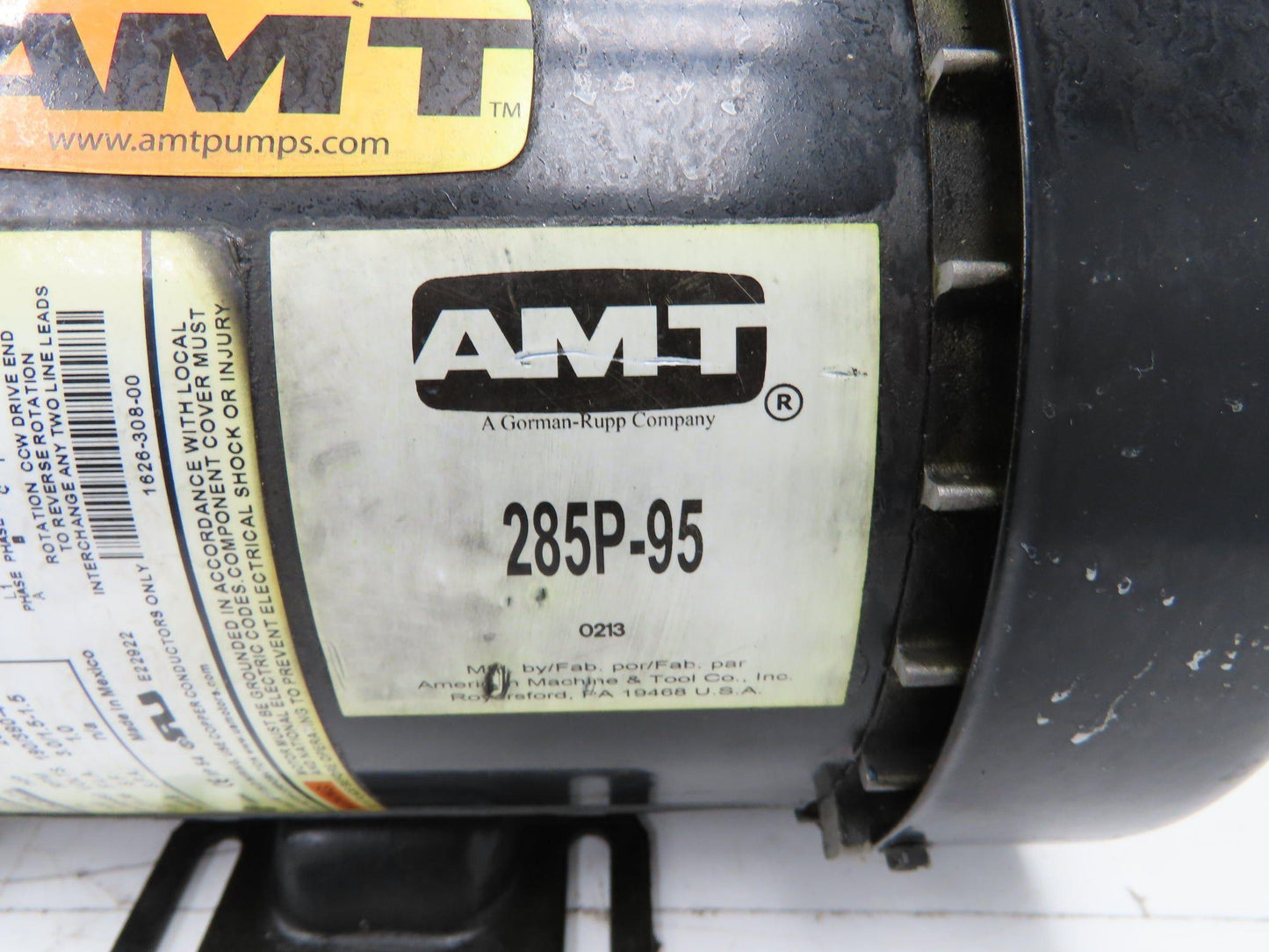 AMT 285P-95 Cast Iron Centrifugal Pump 1.25" NPT 65gpm 3/4Hp 230/460V 3PH