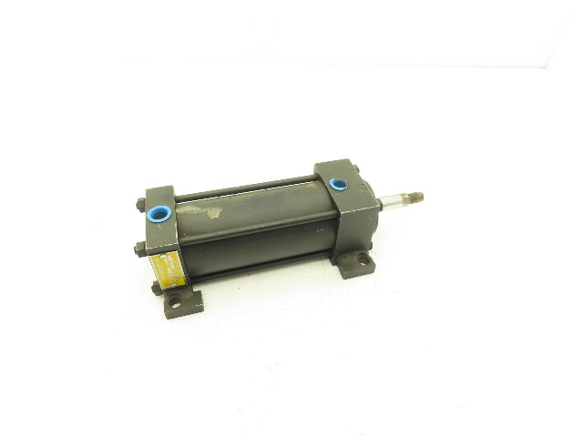 Yates A4-A-N Pneumatic Air Cylinder 2.5" Bore 4.25" Stroke Extended Rod Lug Mt
