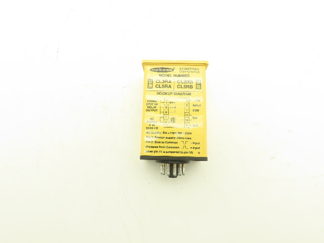Banner CL5RA Maxi-Amp Logic Relay Module I/O 110/220V 4VA