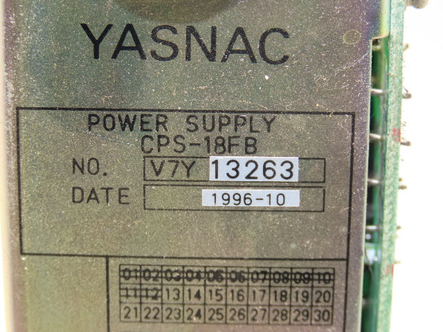 Yasnac CPS-18FB Power Supply 230VAC 2.9A Input