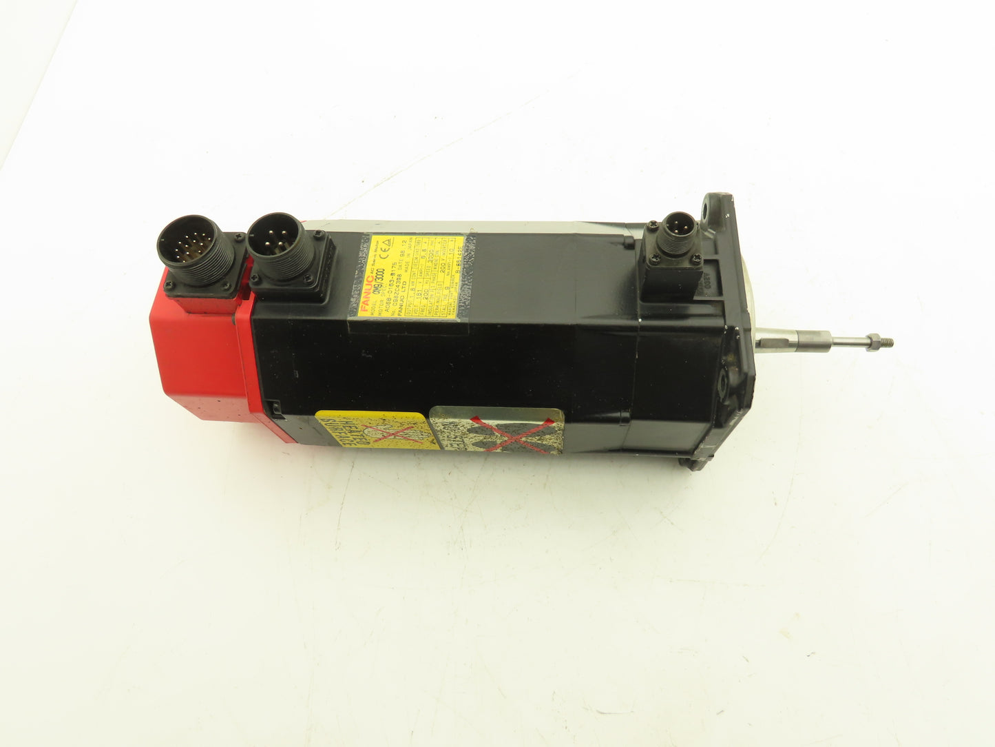 Fanuc AM9/3000 A06B-0163-B175 AC Servo Motor 1.8kW 3000rpm 161V 3Ph Aa64 Encoder
