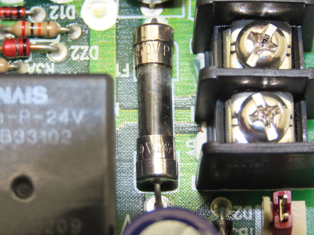 ICP ACE-716C DC Power Supply 12/-12/5/-5V 10/1.5/25/1A Out 24V 12A In BLOWN FUSE