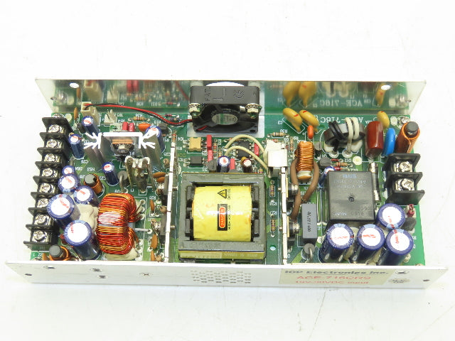 ICP ACE-716C DC Power Supply 12/-12/5/-5V 10/1.5/25/1A Out 24V 12A In BLOWN FUSE