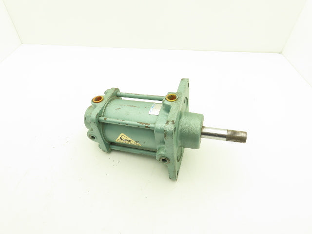 NoPak 4x3 D Pneumatic Air Cylinder 4" Bore 3" Stroke Cast Iron Flange