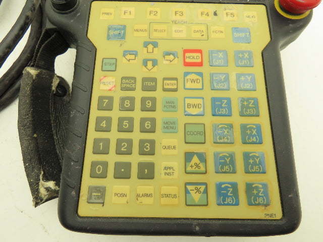 Fanuc A05B-2308-C300 Robot Teach Pendant Keypad Deadman With 30' Cable