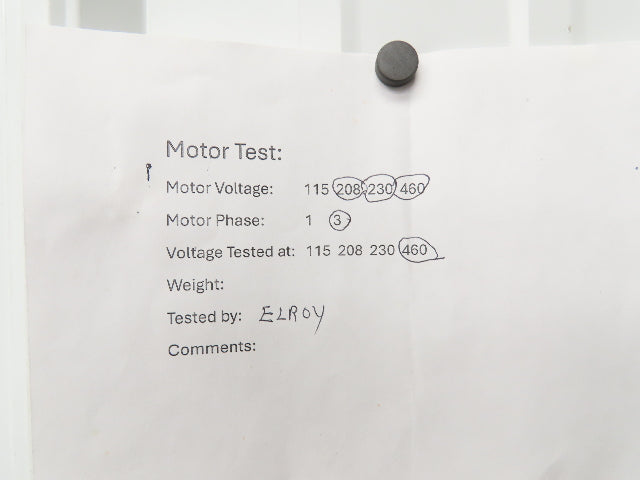 US Motors Unimount 125 Syncrogear E430 Gearmotor 155rpm 2Hp 230/460V 3PH 145T