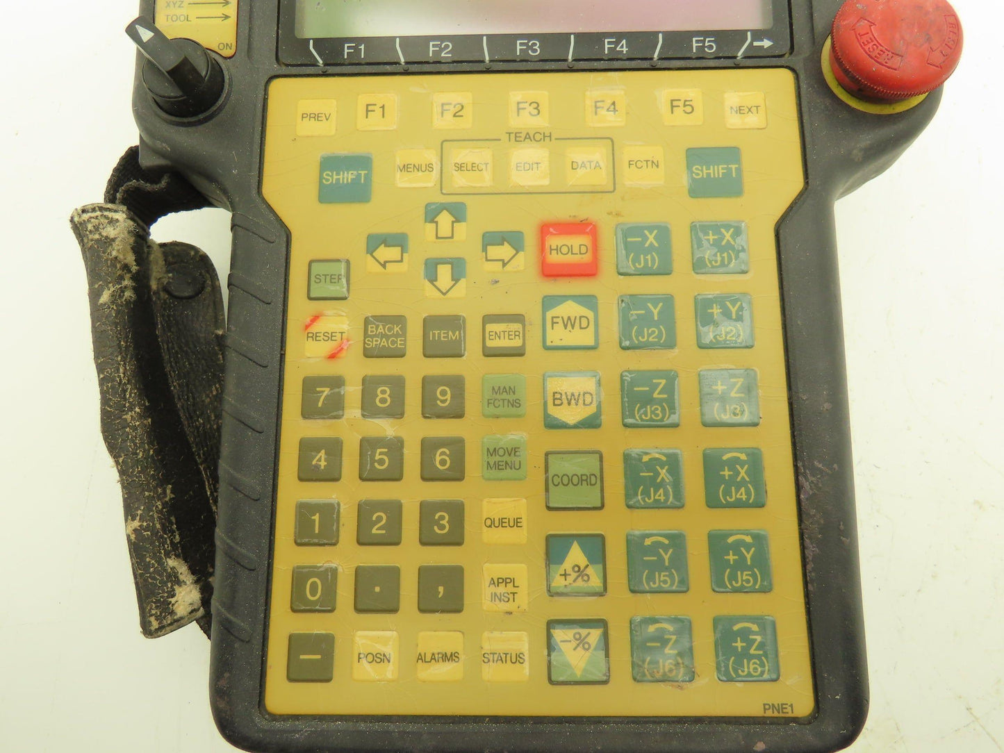 Fanuc A05B-2308-C300 Robot Teach Pendant Keypad Deadman