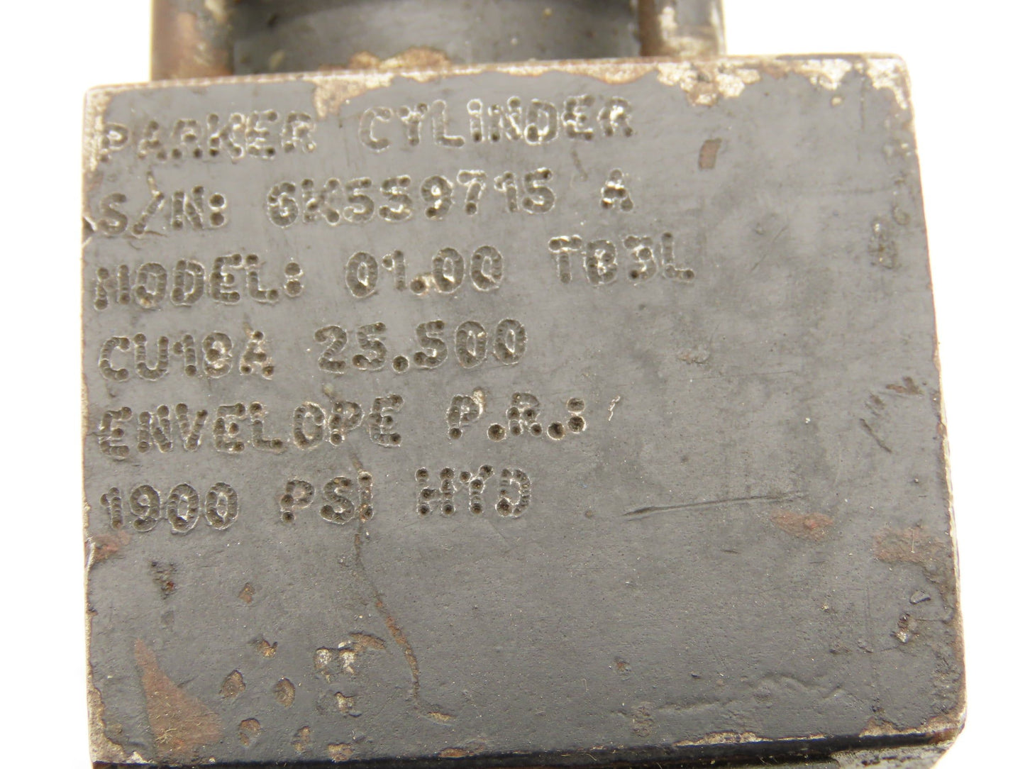 Parker TB3L Hydraulic Cylinder 1" bore 25.5" Stroke 1900psi