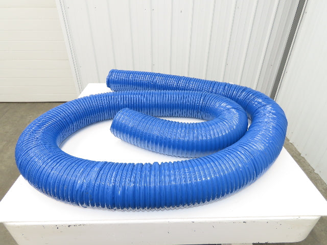 Hi Tech Duravent Duct Vacuum Hose 6" Polyvinylchloride PVC Rubber CVD Blue 25'
