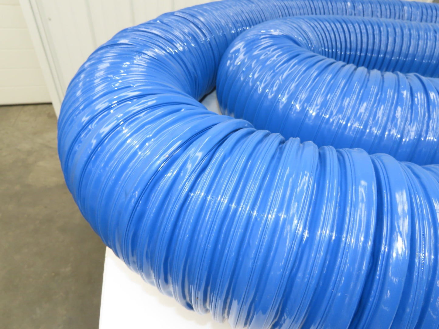 Hi Tech Duravent Duct Vacuum Hose 6" Polyvinylchloride PVC Rubber CVD Blue 25'