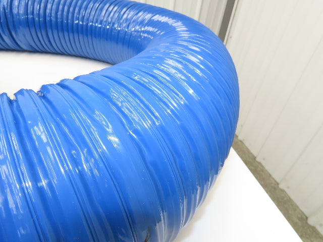 Hi Tech Duravent Duct Vacuum Hose 6" Polyvinylchloride PVC Rubber CVD Blue 25'