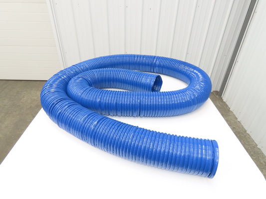 Hi Tech Duravent Duct Vacuum Hose 6" Polyvinylchloride PVC Rubber CVD Blue 25'