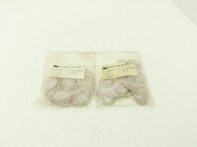 3M 366L Hookit II Microfinishing Discs 1.25" 50mic Aluminum Oxide Lot of 200