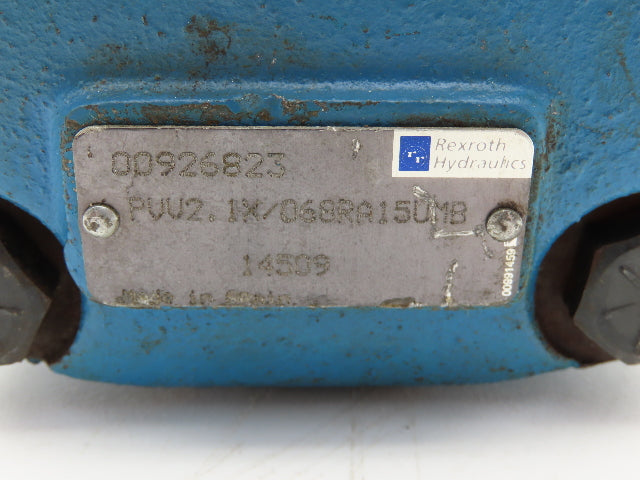 Bosch Rexroth PVV2.1X/068RA15UMB Hydraulic Vane Pump