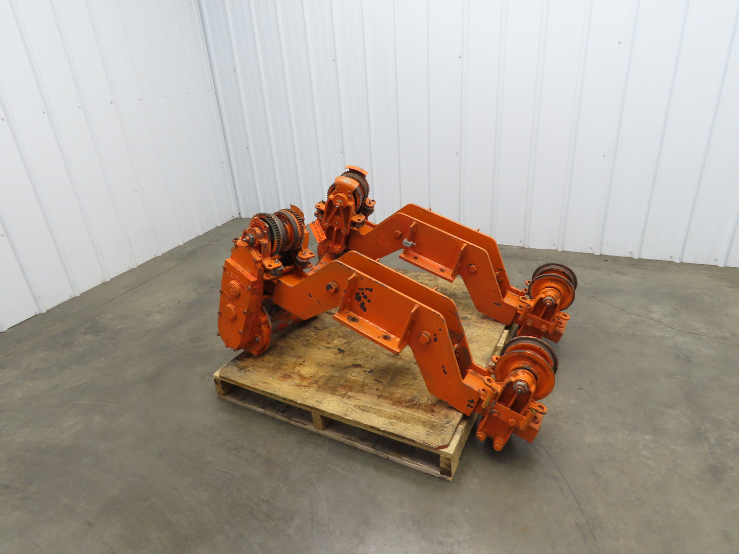 Cleveland Tramrail Bridge Crane Motorized End Truck Drive WB 6.5" Wheel Set of 2