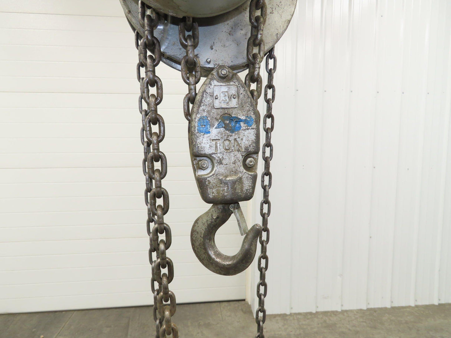 Yale LTP 3 Ton Manual Chain Fall Hoist Trolley 4-7" Beam 14' Lift Travel