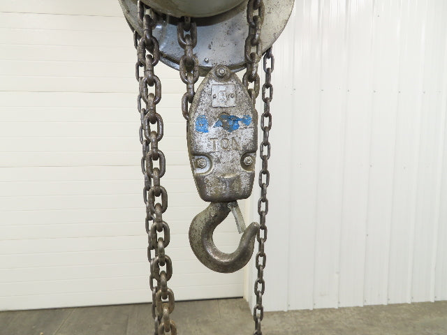 Yale LTP 3 Ton Manual Chain Fall Hoist Trolley 4-7" Beam 14' Lift Travel