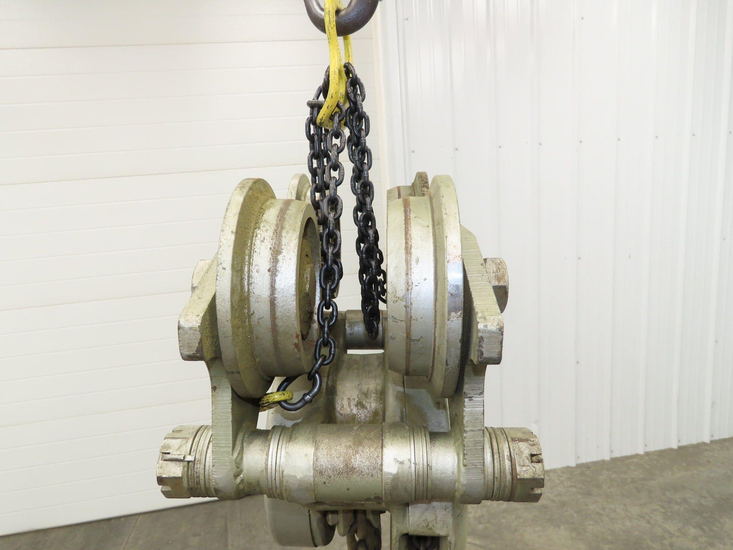 Yale LTP 3 Ton Manual Chain Fall Hoist Trolley 4-7" Beam 14' Lift Travel