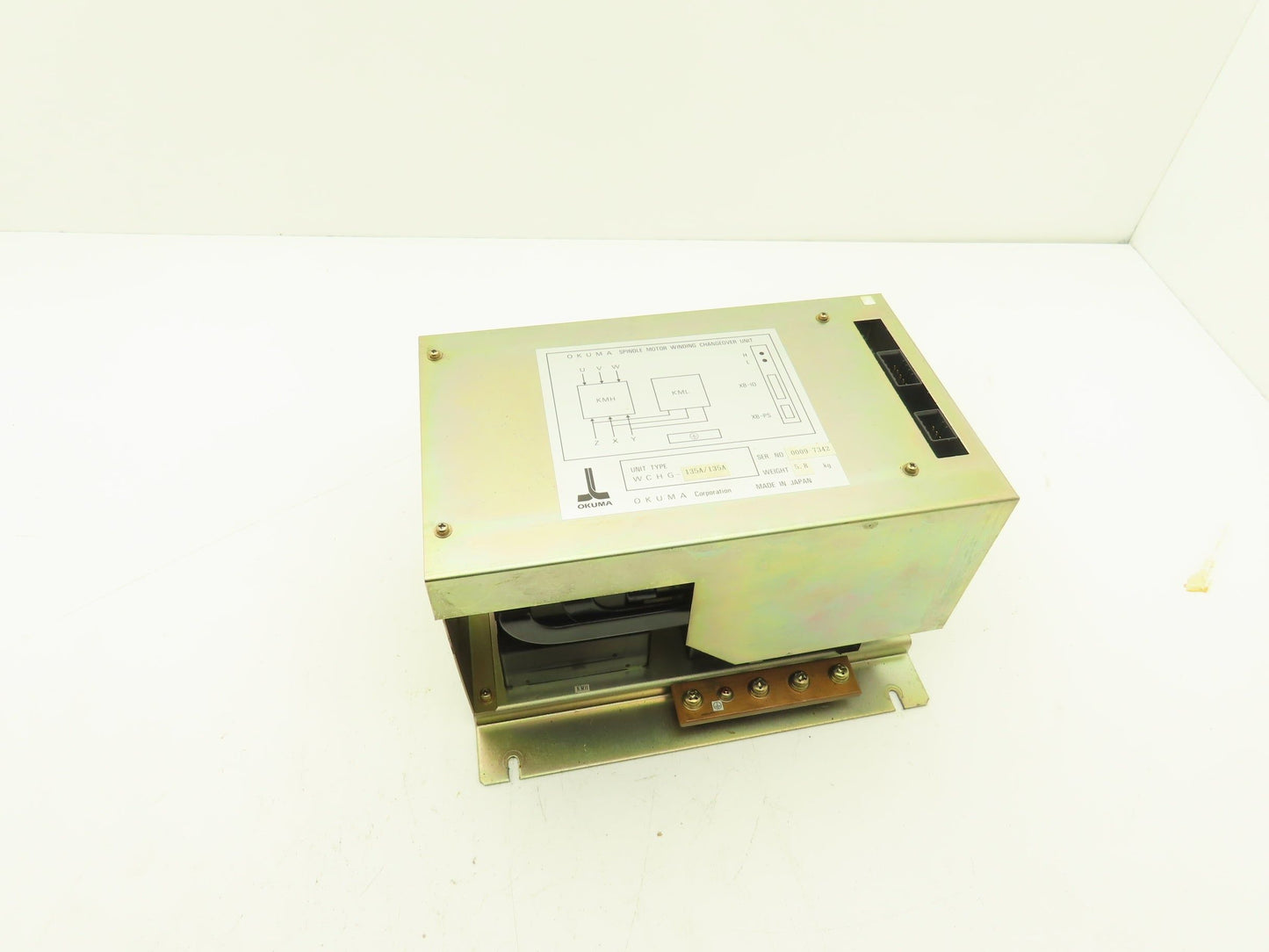 Okuma WCHG-135A/135A Spindle Motor Winding Change Over Unit 120V Coil