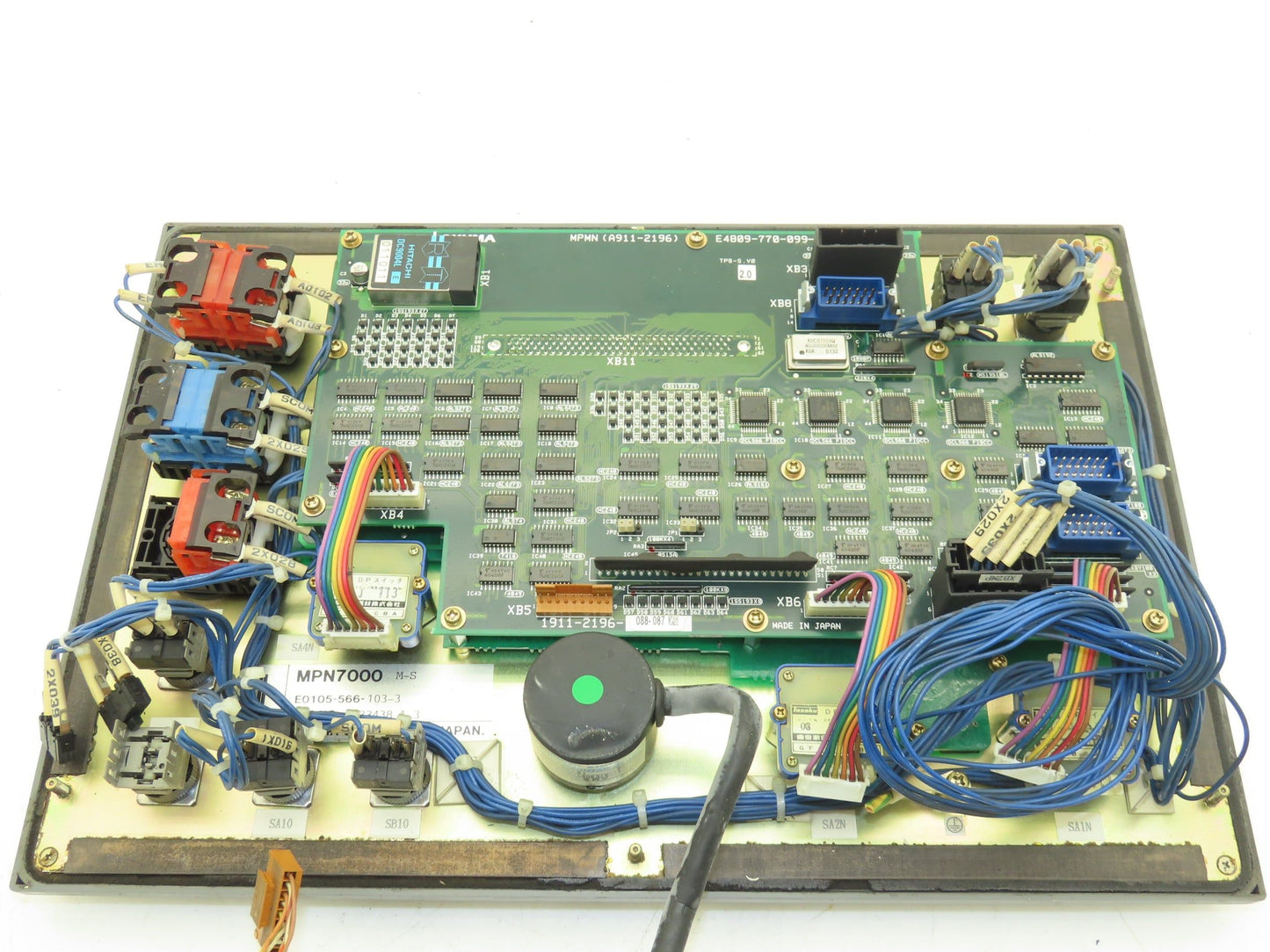 Okuma MPN7000M-S Operator Control Panel E0105-566-103-3 *READ