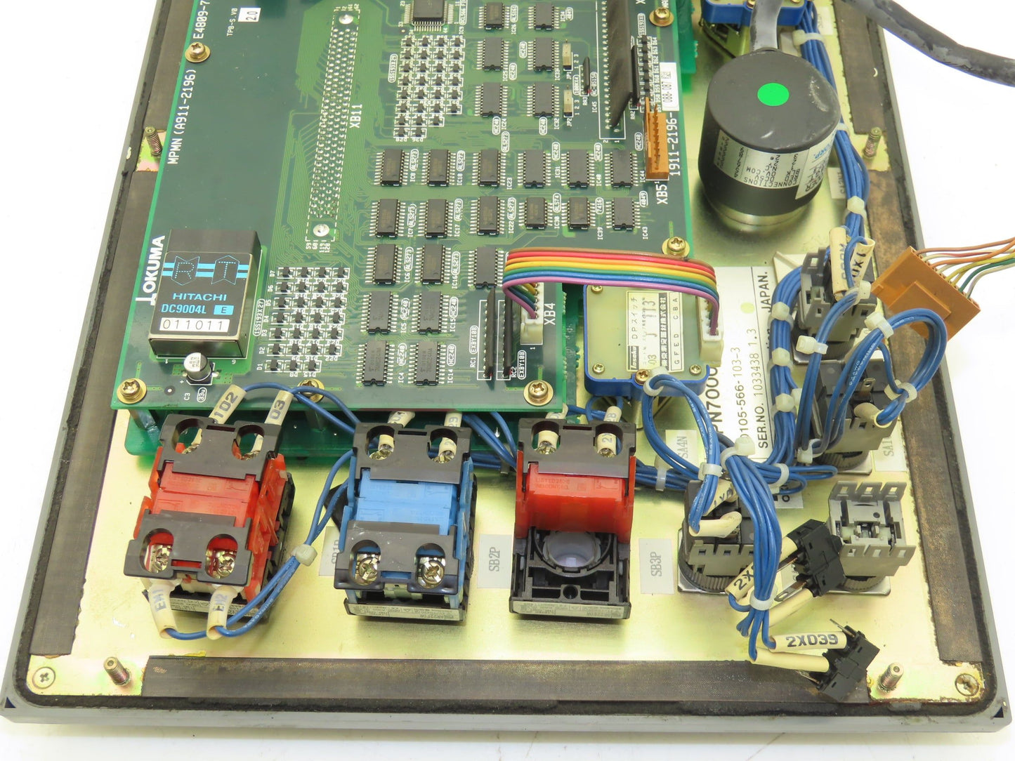 Okuma MPN7000M-S Operator Control Panel E0105-566-103-3 *READ