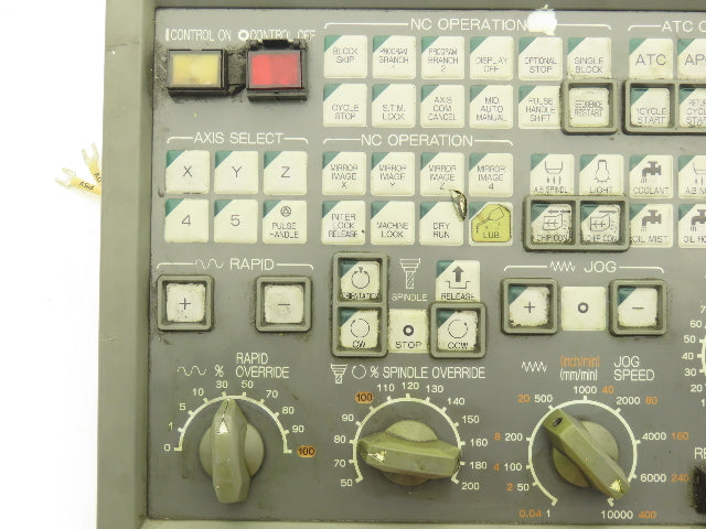 Okuma MPN7000M-S Operator Control Panel E0105-566-103-3 *READ