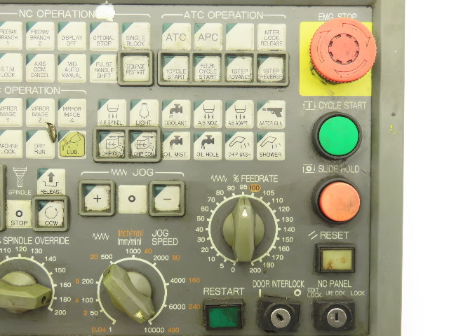 Okuma MPN7000M-S Operator Control Panel E0105-566-103-3 *READ