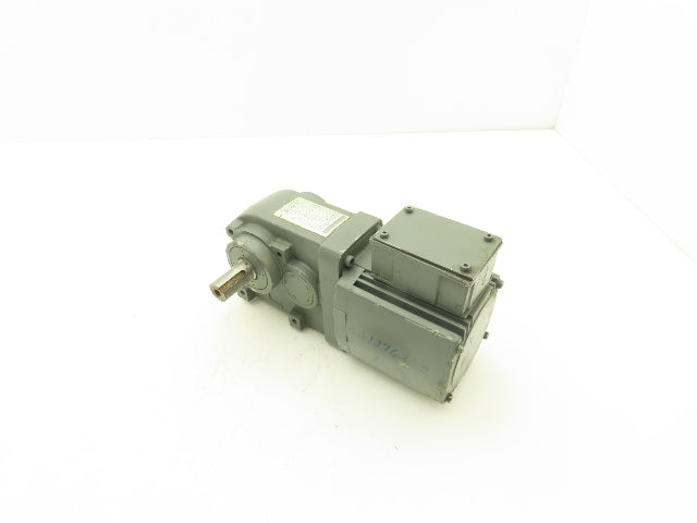 Mitsubishi GM-HM-RL Gearmotor 80:1 Reducer 0.1kw 22.5rpm 220V LH Output