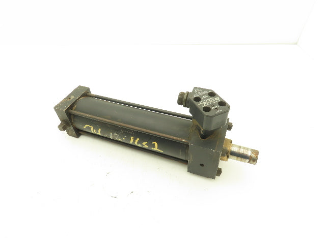 Parker Pneumatic Air Cylinder 2.5" Bore 8" Stroke 250psi Head Proximity Sensing