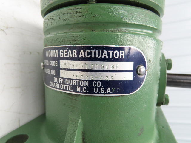 Duff-Norton M9005-18L Worm Gear Actuator 18" Stroke Screw Jack