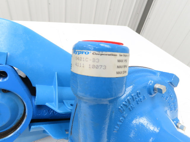 Hypro 9401C-B3 Belt Drive Centrifugal Pump 1.25"x 1"npt 75gpm 20-Spline Shaft
