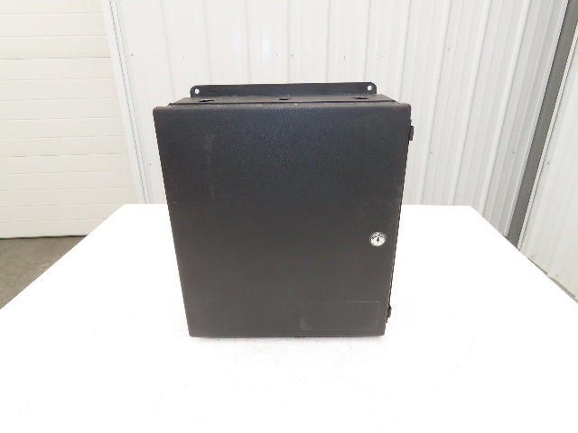 Electrical Enclosure 16x14x6" Wall Mount Back Plate Black Powercoated