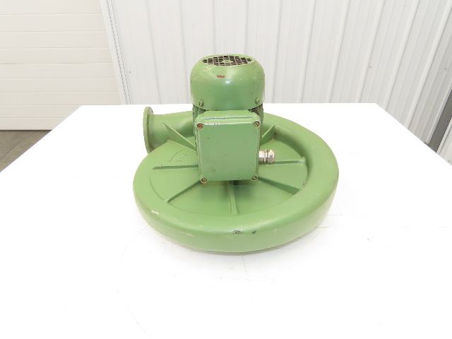 D4 Centrifugal Blower 406 CFM 3/4Hp 3410rpm 230/460V 3Ph 5-1/4" Outlet Flange