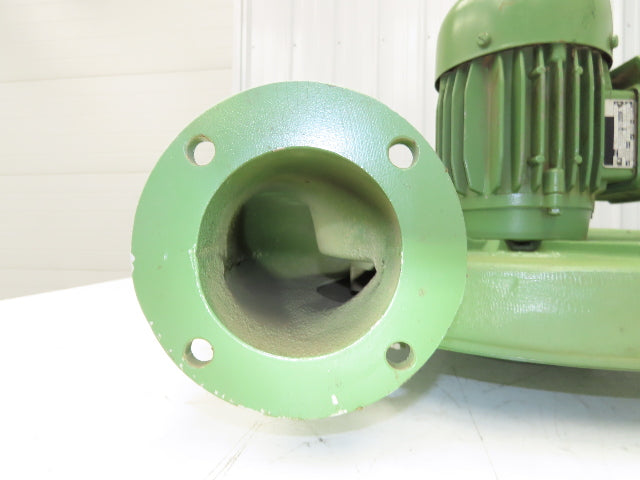 D4 Centrifugal Blower 406 CFM 3/4Hp 3410rpm 230/460V 3Ph 5-1/4" Outlet Flange