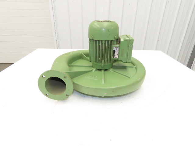 D4 Centrifugal Blower 406 CFM 3/4Hp 3410rpm 230/460V 3Ph 5-1/4" Outlet Flange