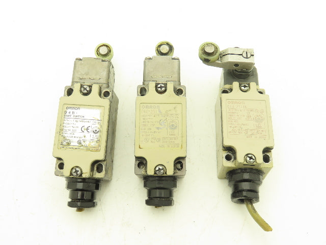 Omron D4B-2511N Roller Rocker Limit Switch IP67 400V 2A Lot of 3