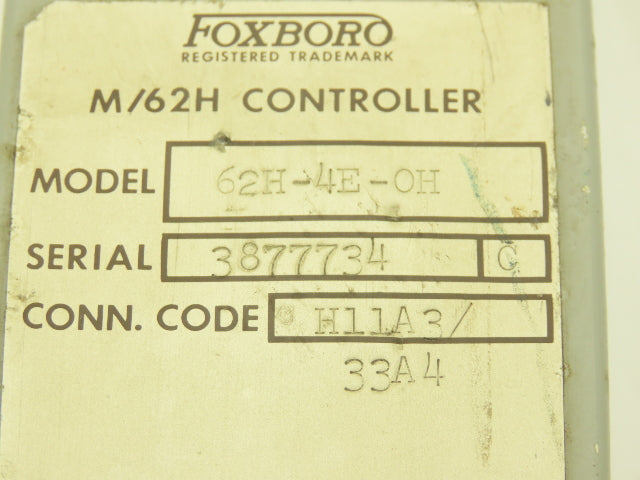 Foxboro H11A3/33A4 62H-4E-OH M/62H HMI Control Station