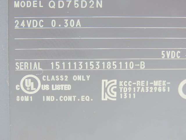 Mitsubishi QD75D2N Melsec-Q CPU Positioning Unit